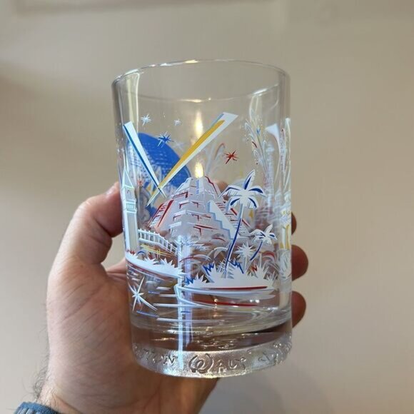 Walt Disney World Epcot 25th Remember the Magic Collectors Glass Cup Mug - Picture 3 of 3